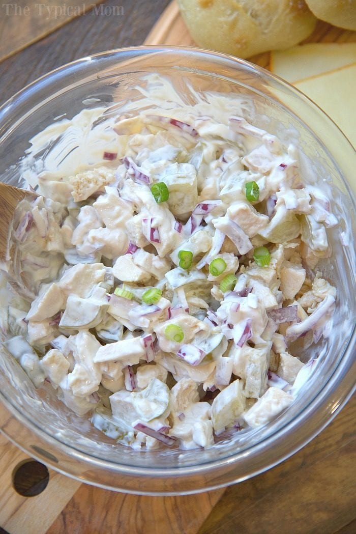 Quick Chicken Salad
 Easy Chicken Salad Sandwich Recipe · The Typical Mom