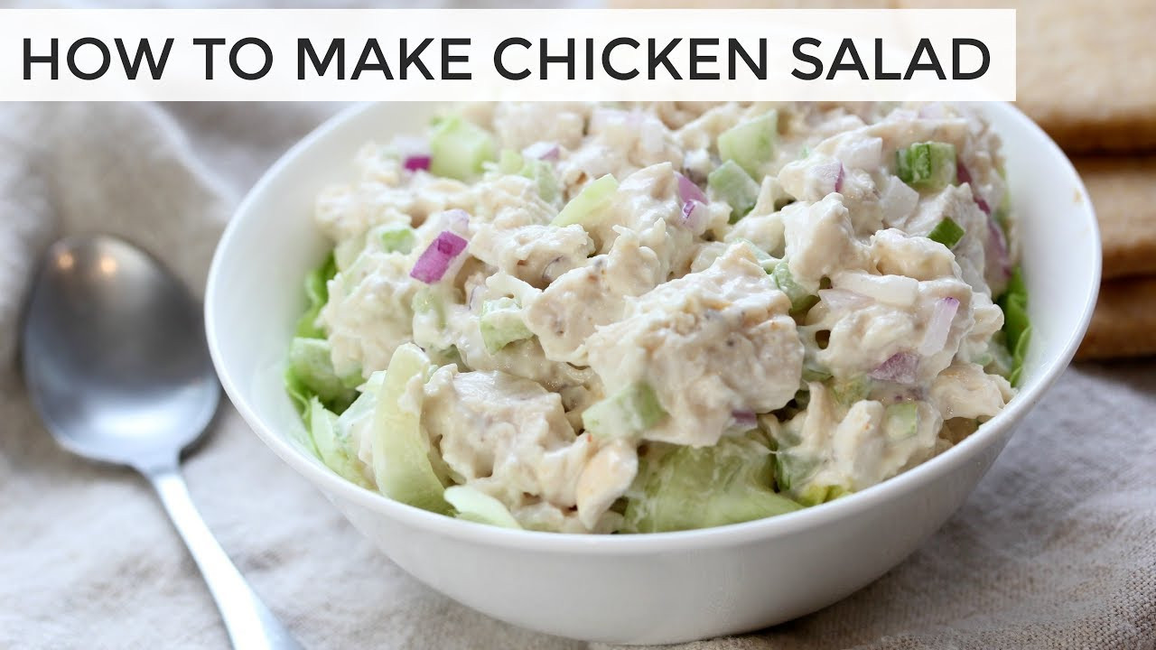 Quick Chicken Salad
 HOW TO MAKE CHICKEN SALAD