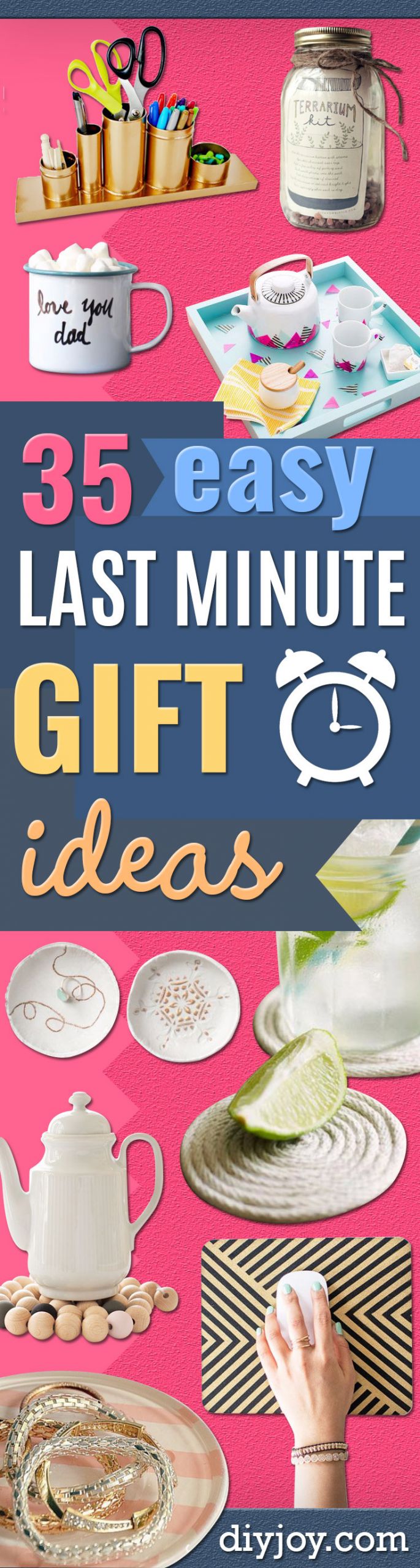 Quick DIY Christmas Gifts
 35 Last Minute DIY Gift Ideas