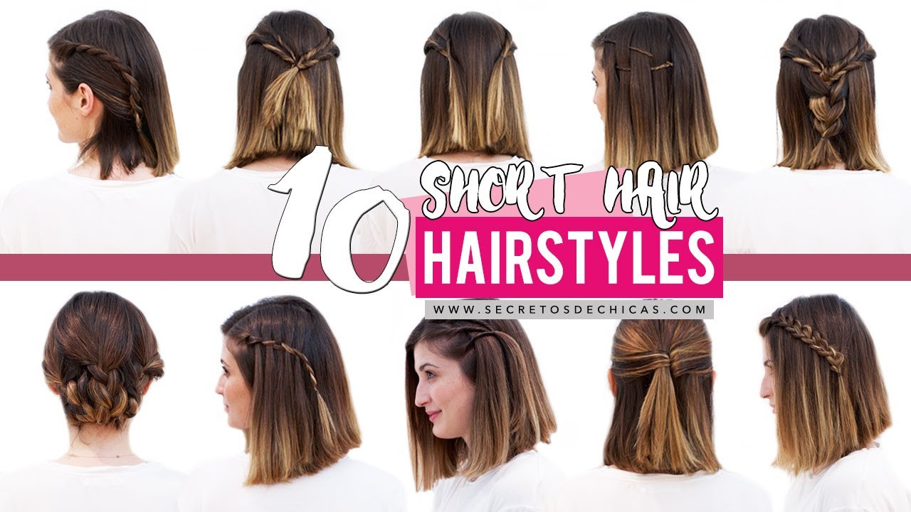Quick Easy Hairstyles Short Hair
 10 Quick and easy hairstyles for short hair