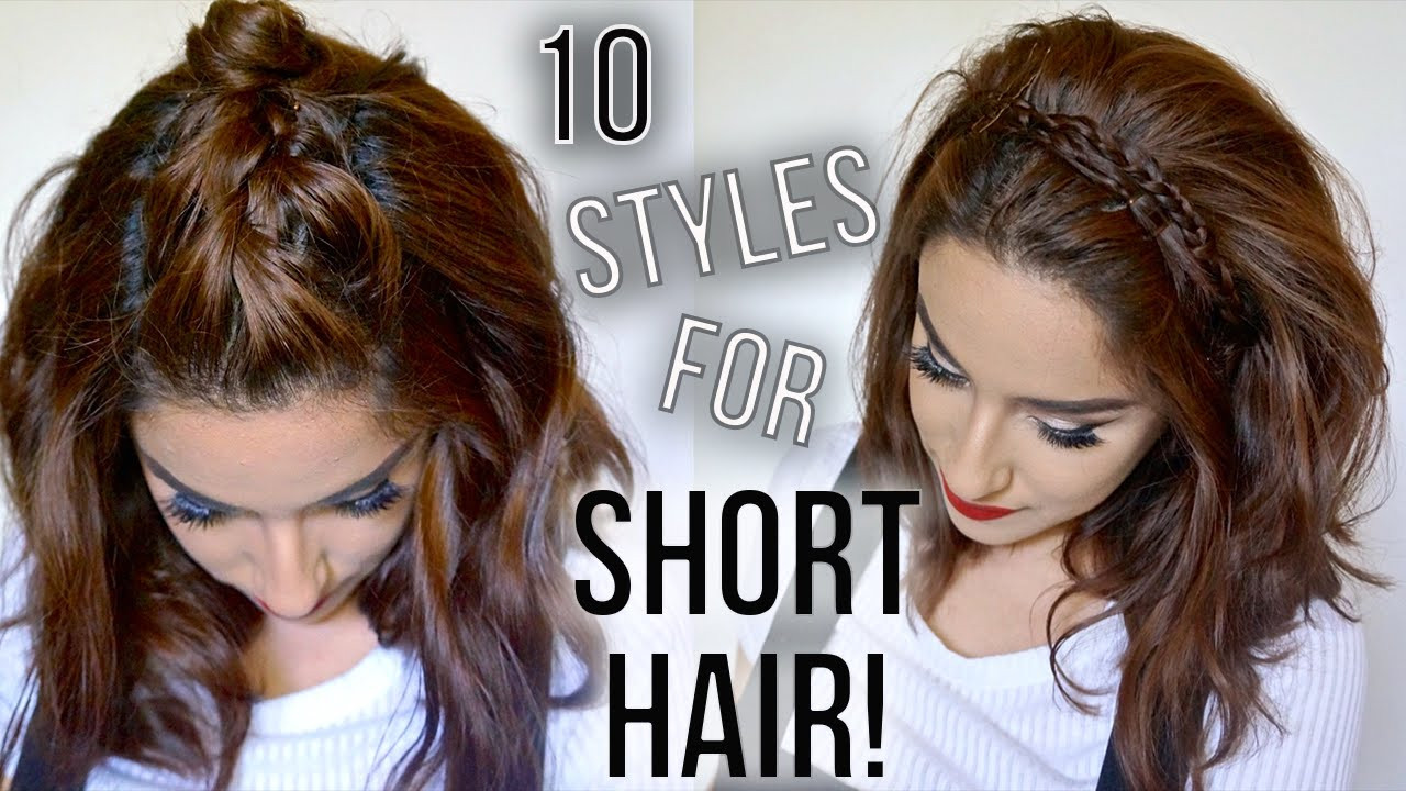 Quick Easy Short Hairstyles
 10 Hairstyles for Short Hair Quick & Easy How I