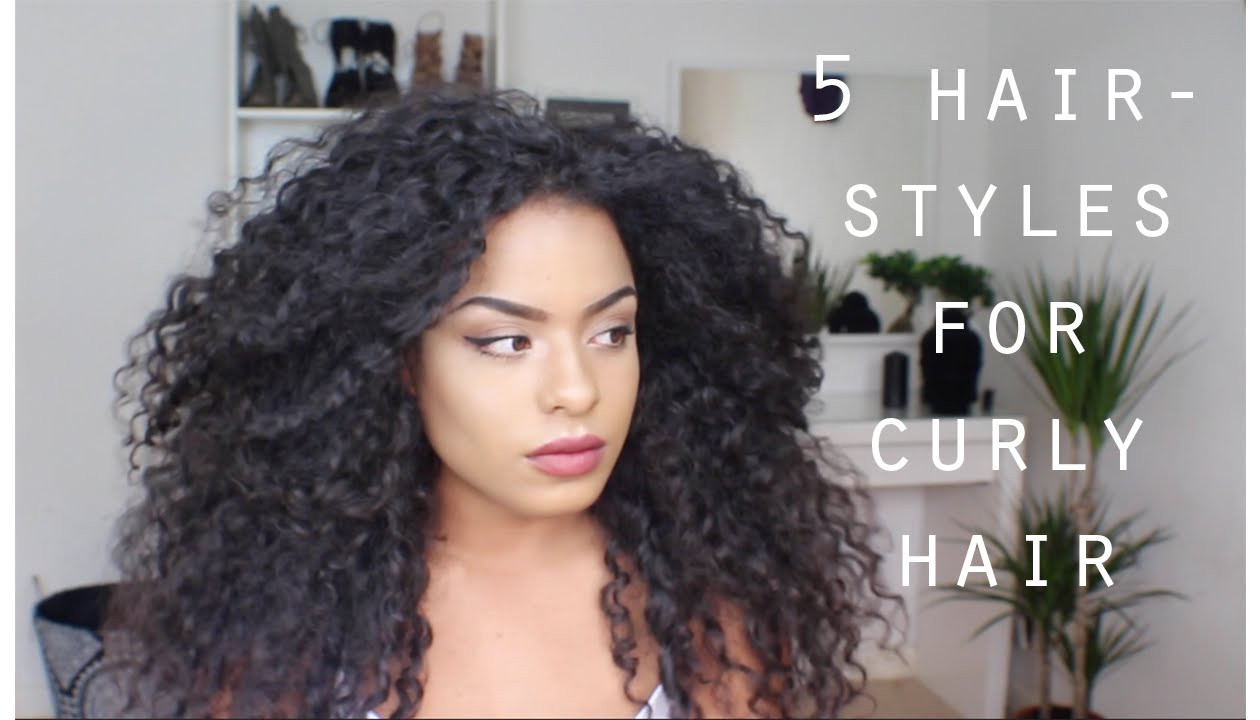 Quick Hairstyles For Curly Hair
 5 QUICK EASY HAIRSTYLES FOR LONG CURLY HAIR