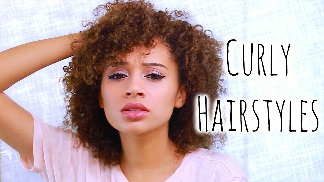 Quick Hairstyles For Curly Hair
 5 Easy CURLY Hairstyles For School