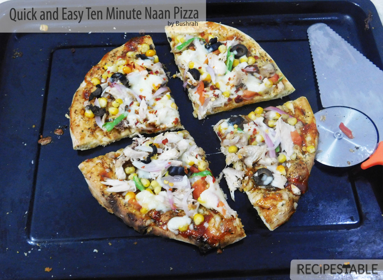 Quick Naan Bread Recipe
 Recipe Quick and Easy Ten Minute Naan Pizza Recipestable