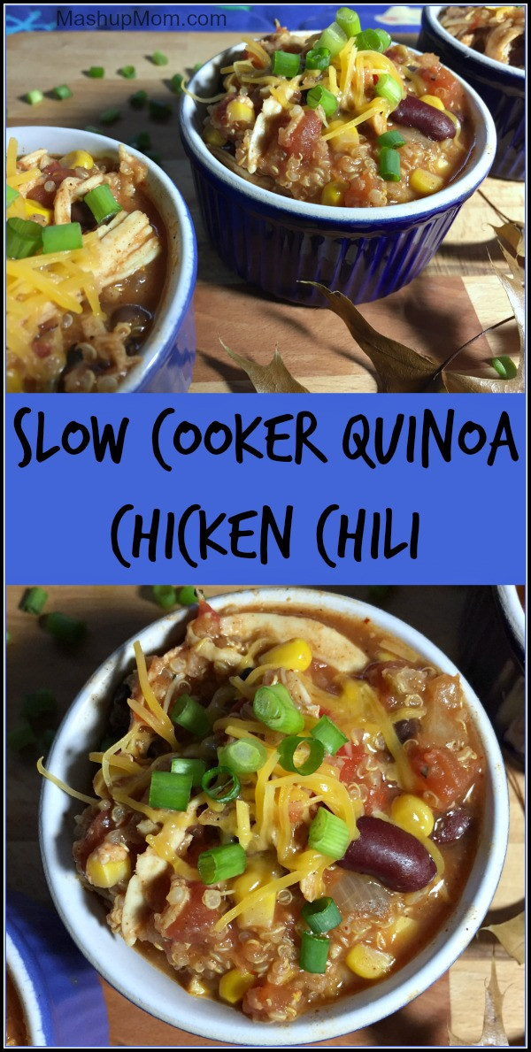 Quinoa Chicken Chili
 Slow Cooker Quinoa Chicken Chili