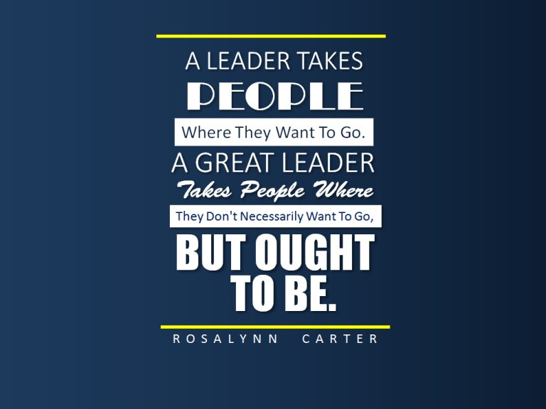 Quote About Leadership
 50 Motivational Leadership Quotes