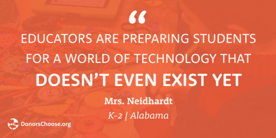 Quote About Technology In Education
 DonorsChoose Blog