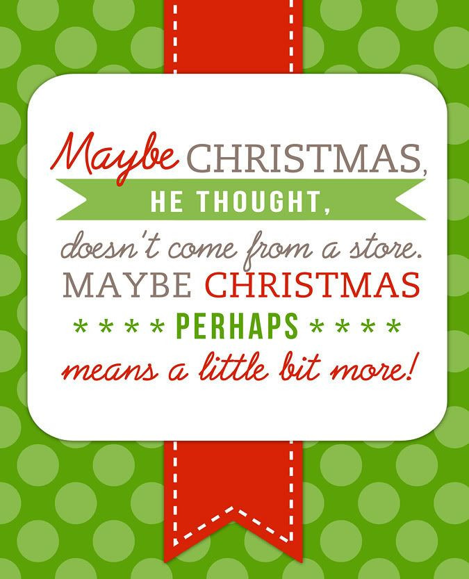 Quote From How The Grinch Stole Christmas
 How the Grinch Stole Christmas Quotes QuotesGram