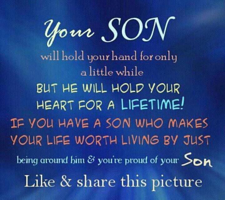 Quote Mother To Son
 My Coolest Quotes Your Son Will Hold Your Hand