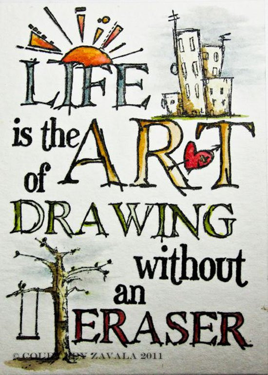 Quotes About Arts And Life
 Inspirational Quotes With Drawings QuotesGram