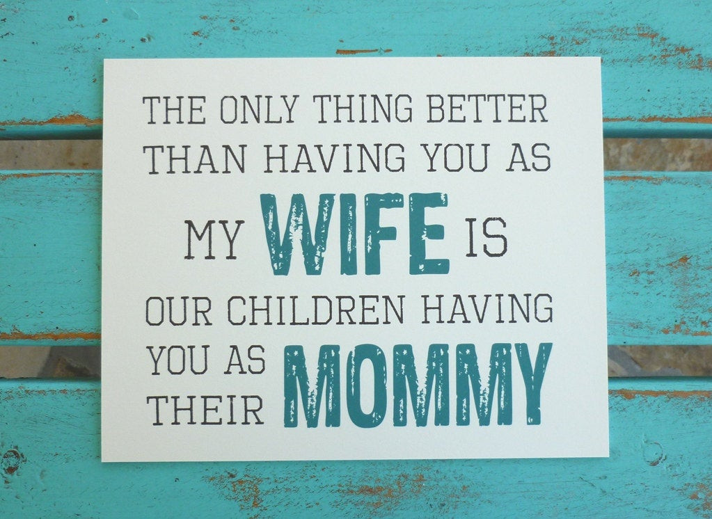 Quotes About Being A Wife And Mother
 Mother s Day ts for Wife Mommy Mother of our