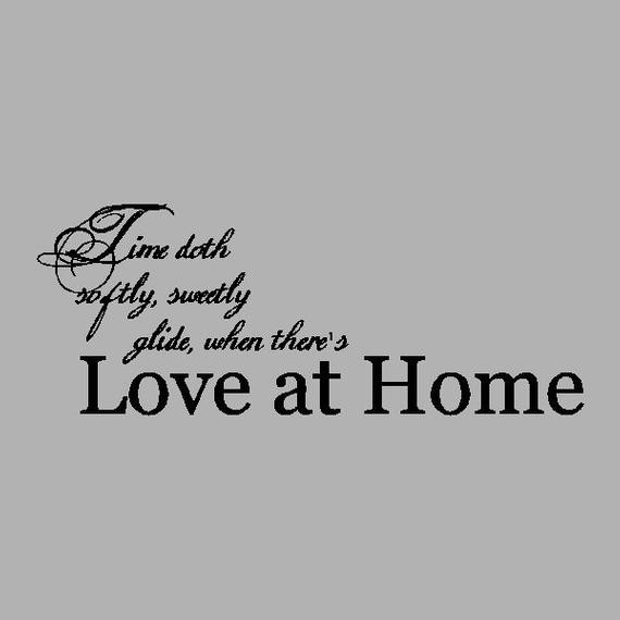 Quotes About Home And Family
 Love at home Family Wall Quotes Words Sayings Removable