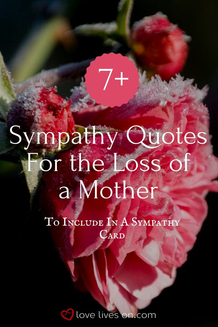 Quotes About Loss Of A Mother
 98 best Sympathy Cards & Sympathy Quotes images on