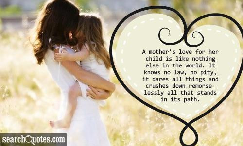 Quotes About Mothers Love For Child
 Mother Daughter Wedding Day Quotes Quotations & Sayings 2019