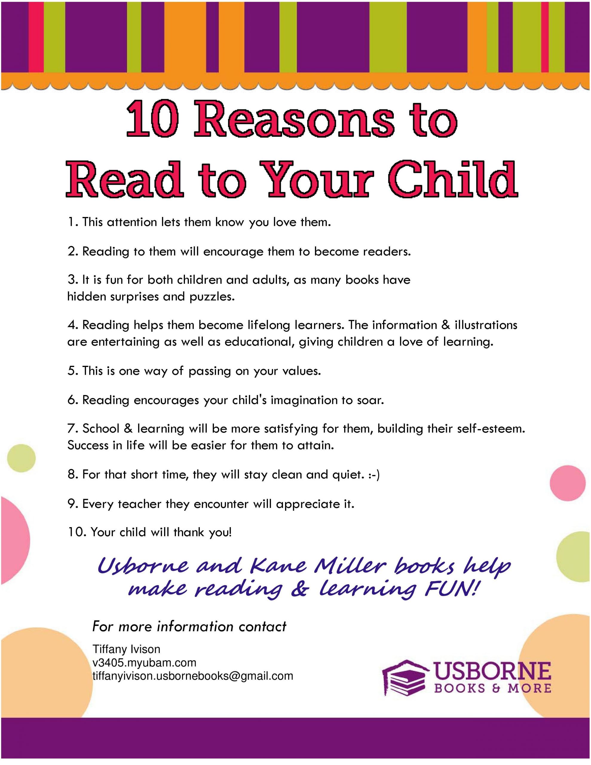 Quotes About Reading To Your Child
 Reading to your child is so important