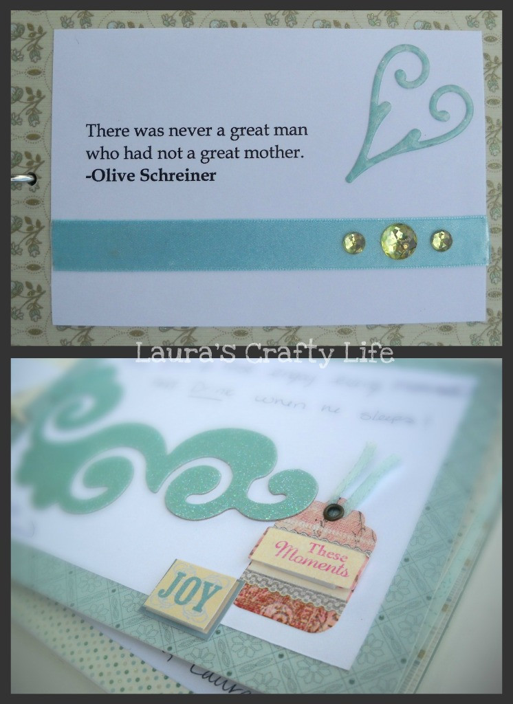 Quotes For Baby Shower Books
 Baby Shower Advice Book Laura s Crafty Life