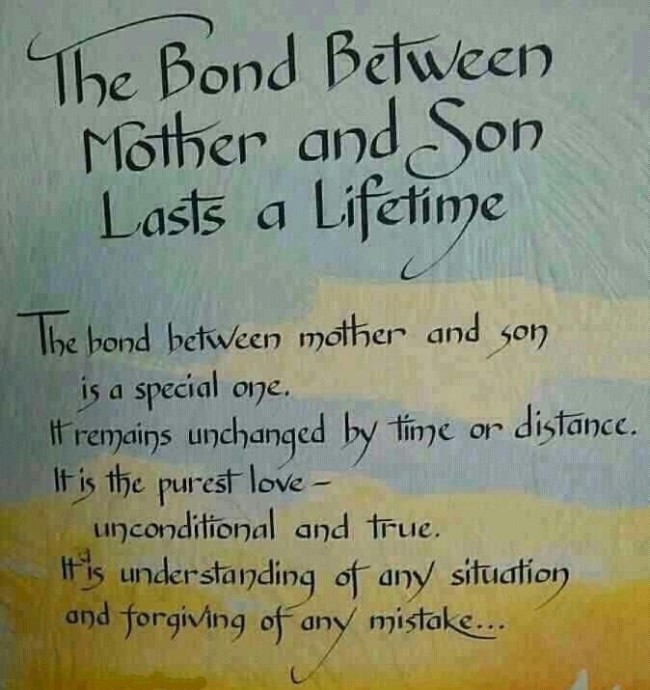 Quotes From Mother To Son
 20 Mother and Son Quotes Quotes Hunter