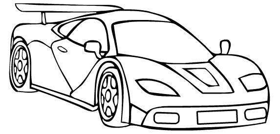 Race Car Coloring Pages For Kids
 Koenigsegg Race Car Sport Coloring Page Koenigsegg car