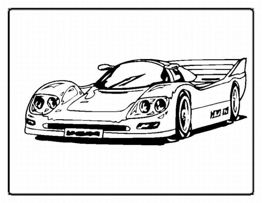 Race Car Coloring Pages For Kids
 Carz Craze Cars coloring pages