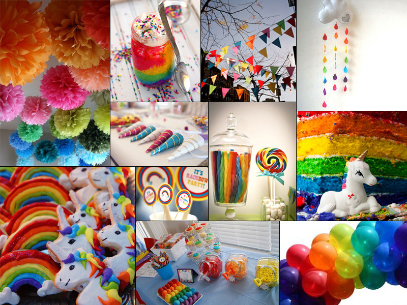 Rainbow And Unicorn Party Ideas
 Inspiration Enchanted Unicorn & Rainbow Birthday Party