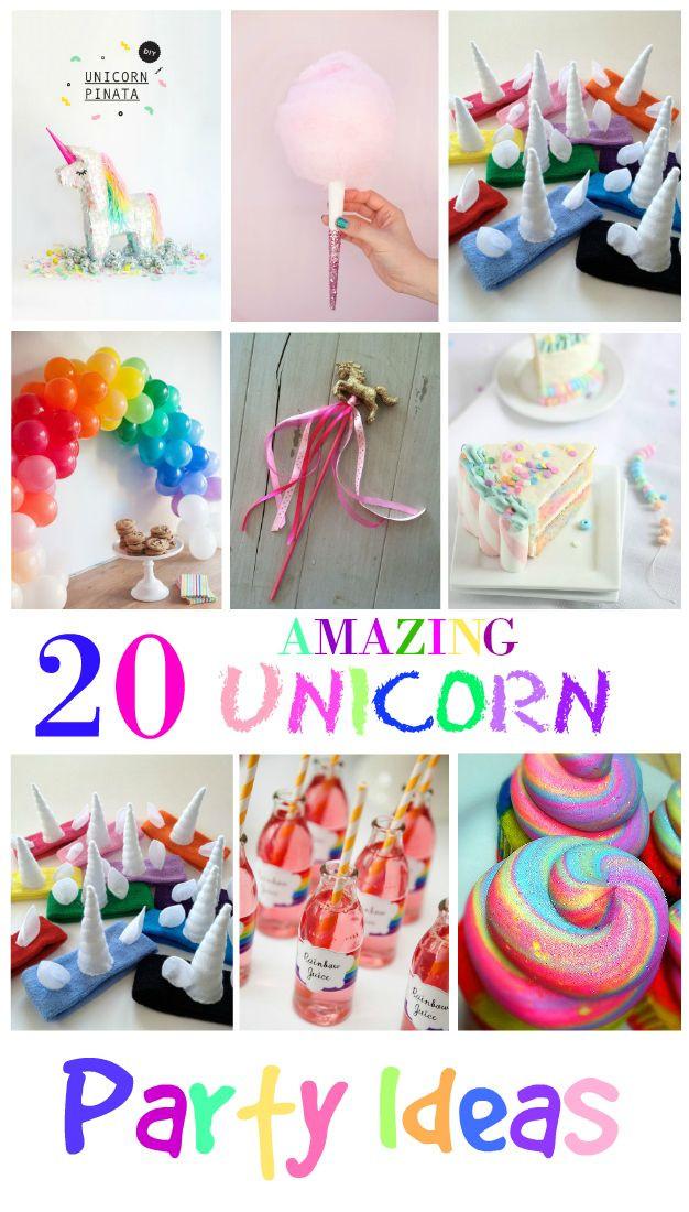 Rainbow And Unicorn Party Ideas
 20 Amazing Unicorn Birthday Party Ideas for Kids