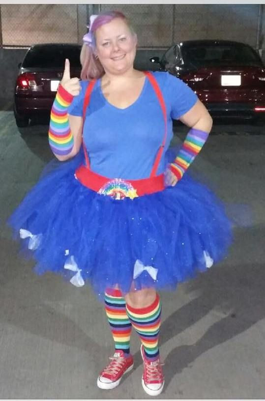 Rainbow Brite Costume DIY
 Adult Rainbow Brite Tutu Costume I made for an 80 s Party