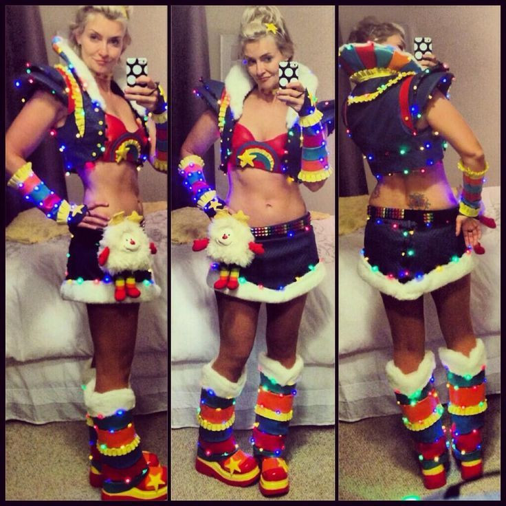 Rainbow Brite Costume DIY
 Brilliant Cosplay light up costume LED Rainbow Brite