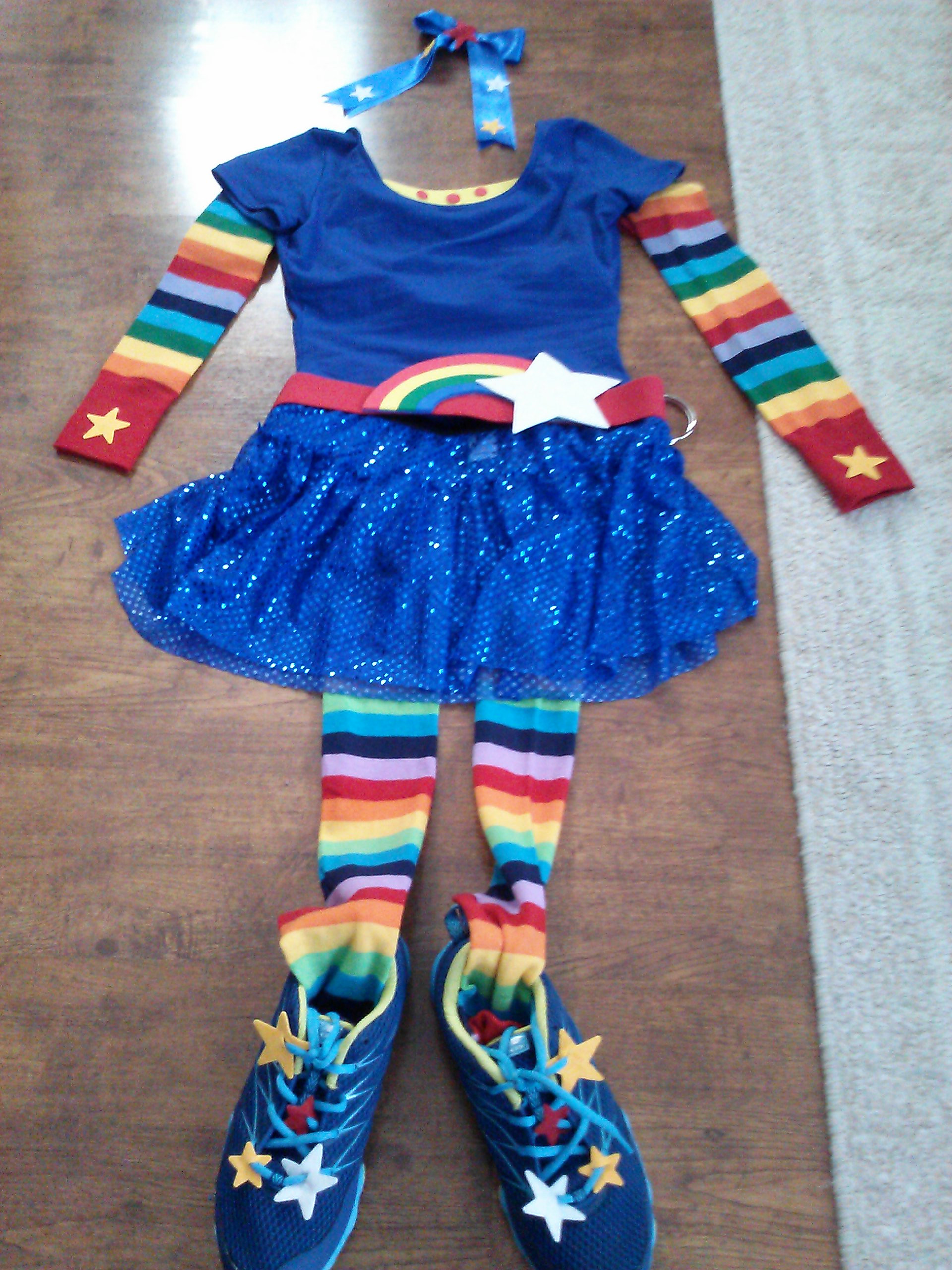 Rainbow Brite Costume DIY
 DIY Rainbow Brite Running Costume