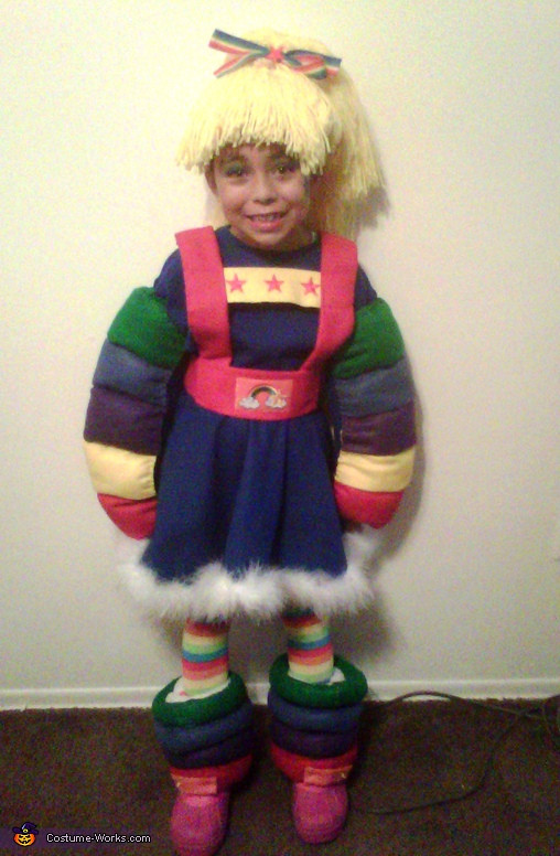 Rainbow Brite Costume DIY
 Homemade Rainbow Brite costume for girls