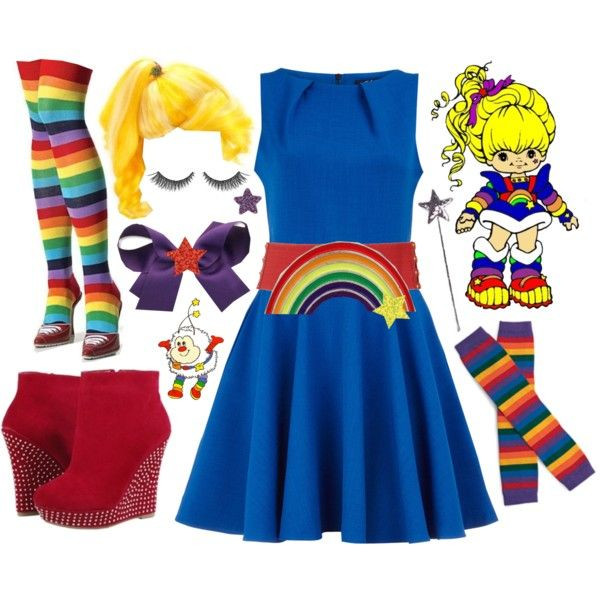 Rainbow Brite Costume DIY
 Crafty Lady Abby COSTUME Rainbow Brite