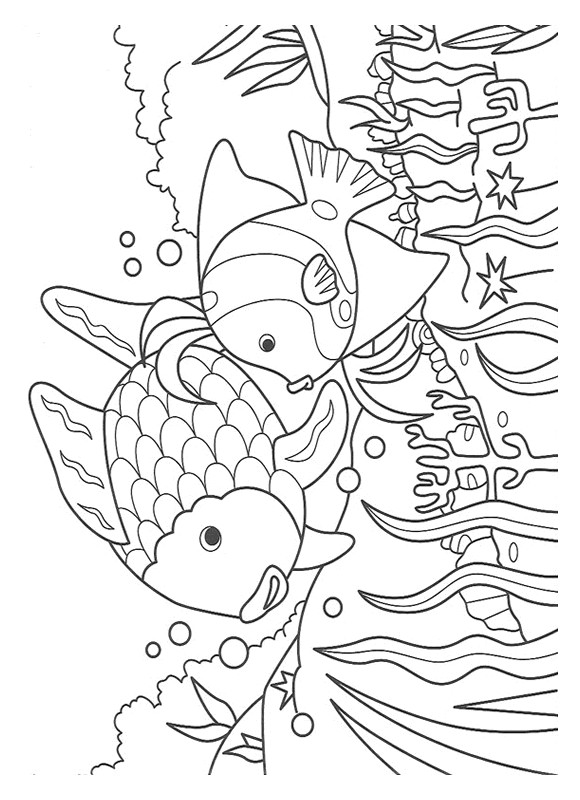 Rainbow Coloring Pages For Adults
 Rainbow Fish