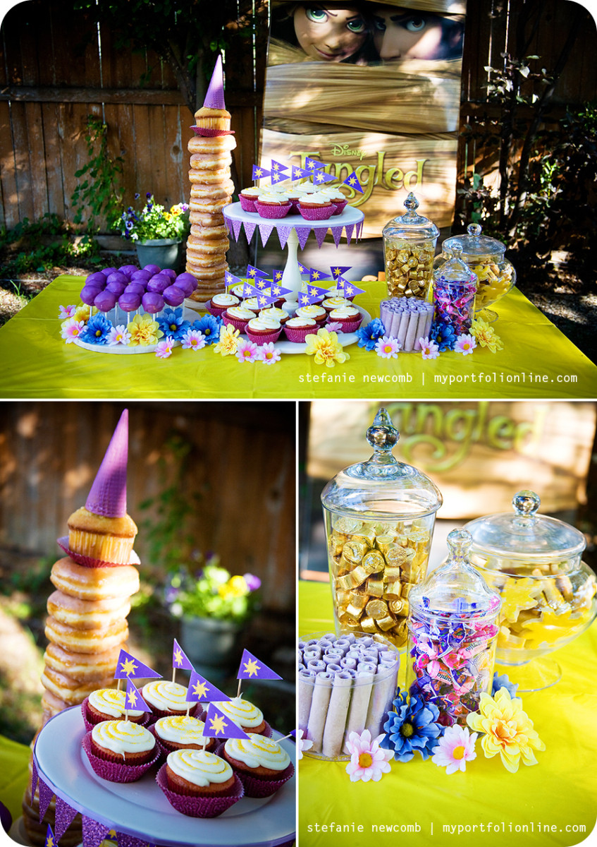Rapunzel Birthday Party
 Rapunzel Tangled Birthday Party of the Month Way to go