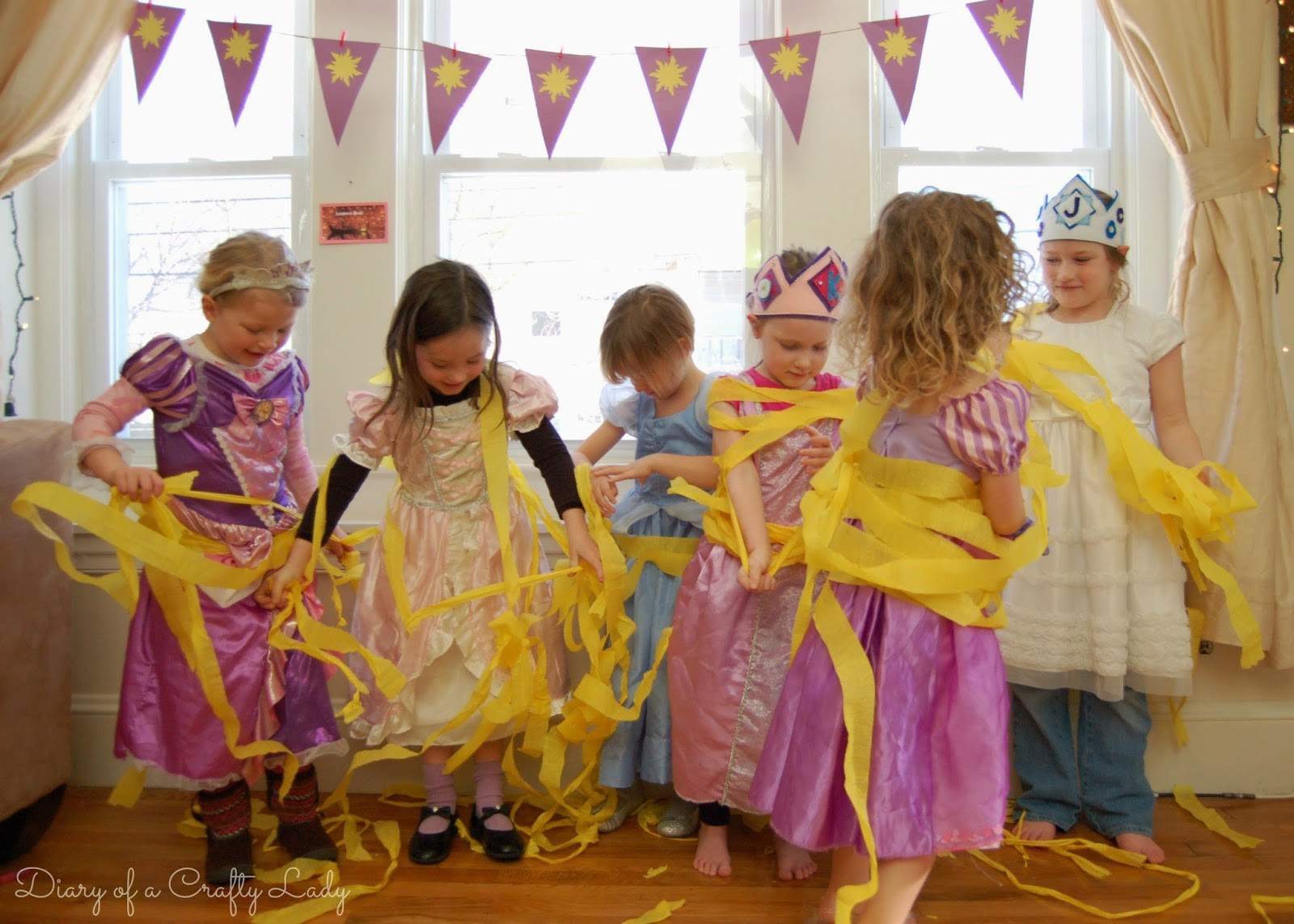Rapunzel Birthday Party
 Diary of a Crafty Lady Our Tangled Rapunzel Birthday Party