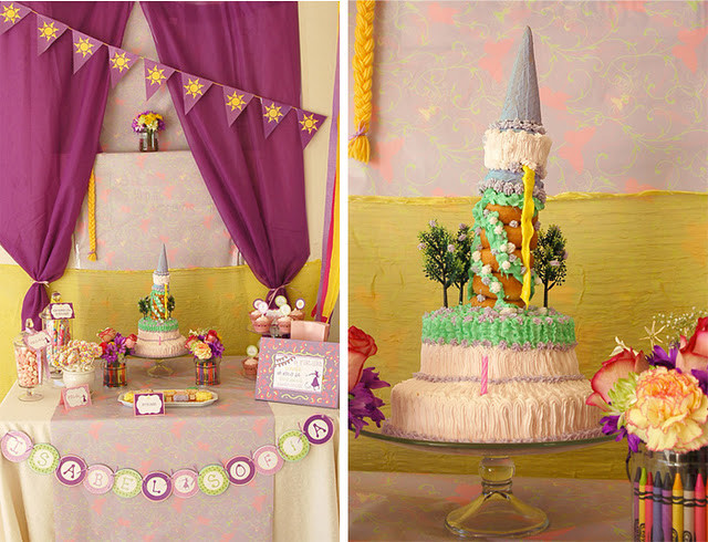 Rapunzel Birthday Party
 It s Written on the Wall Tangled Rapunzel Birthday