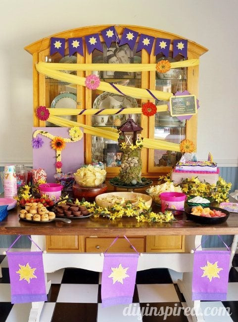 Rapunzel Birthday Party
 Rapunzel Birthday Party Ideas DIY Inspired