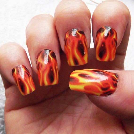 Real Nail Art Games
 REAL FLAME Nail Art FMR For Long Nails Hunger Games