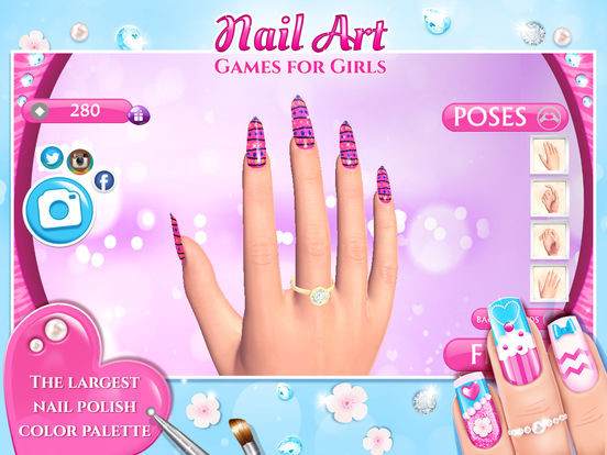 Real Nail Art Games
 App Shopper Nail Art Games for Girls Top Star Manicure
