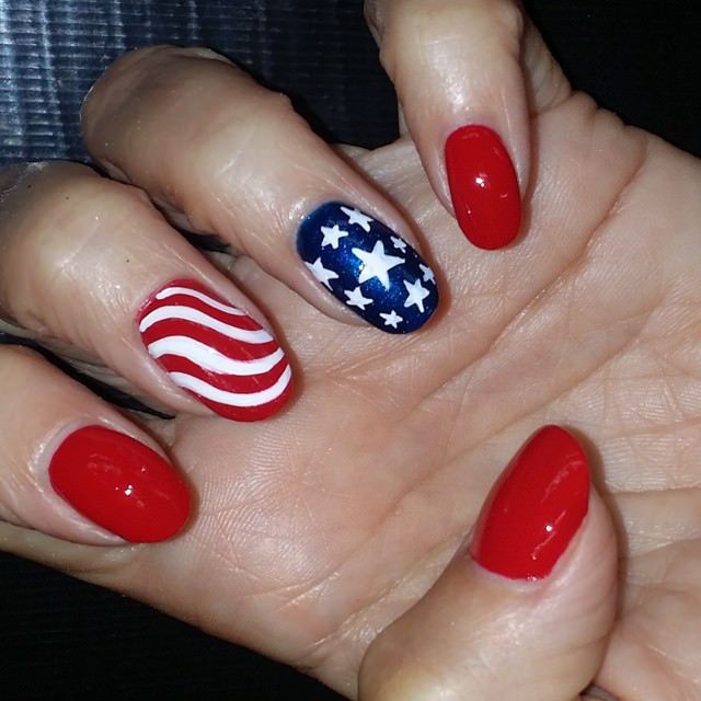 Really Pretty Nails
 31 Patriotic Nail Art Designs Ideas