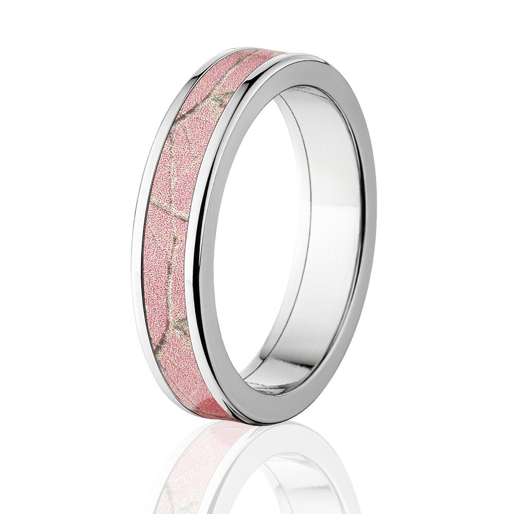 Realtree Camo Wedding Rings
 ficial Licensed RealTree Pink Camouflage Titanium Ring