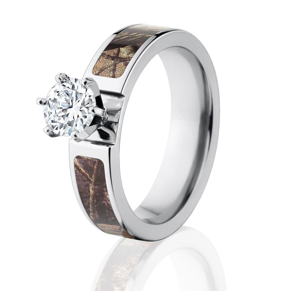 Realtree Camo Wedding Rings
 ficial Licensed Realtree AP Engagement Camo Bands 1CT CZ