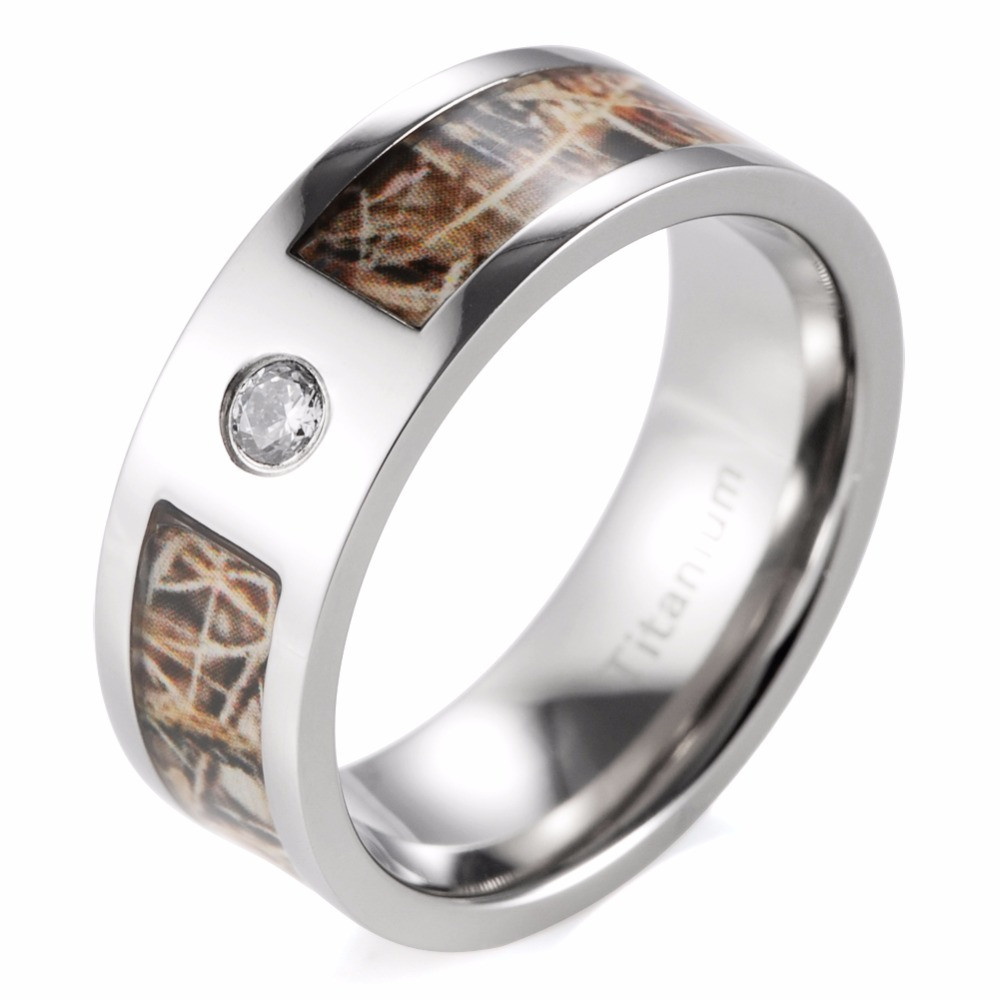 Realtree Camo Wedding Rings
 SHARDON 8mm Men s Realtree Max 4 Camo Wedding Ring with
