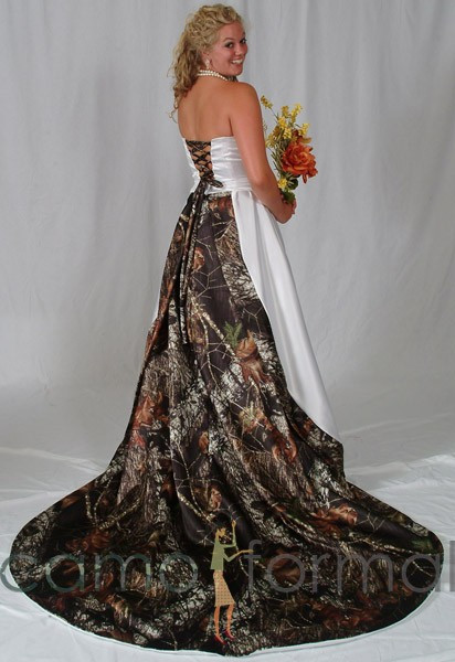 Realtree Wedding Dresses
 Mossy Oak New Breakup Attire Camouflage Prom Wedding