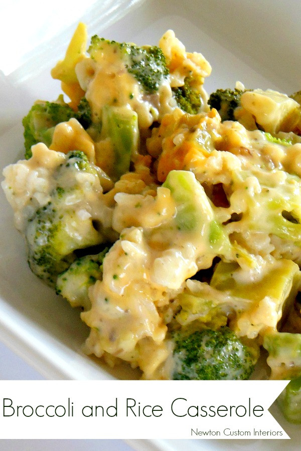 Recipe For Broccoli And Rice Casserole
 Broccoli and Rice Casserole Newton Custom Interiors