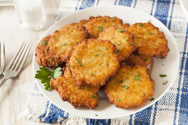 Recipe For Potato Latkes For Hanukkah
 Hanukkah recipe Cauliflower Sweet Potato Latkes