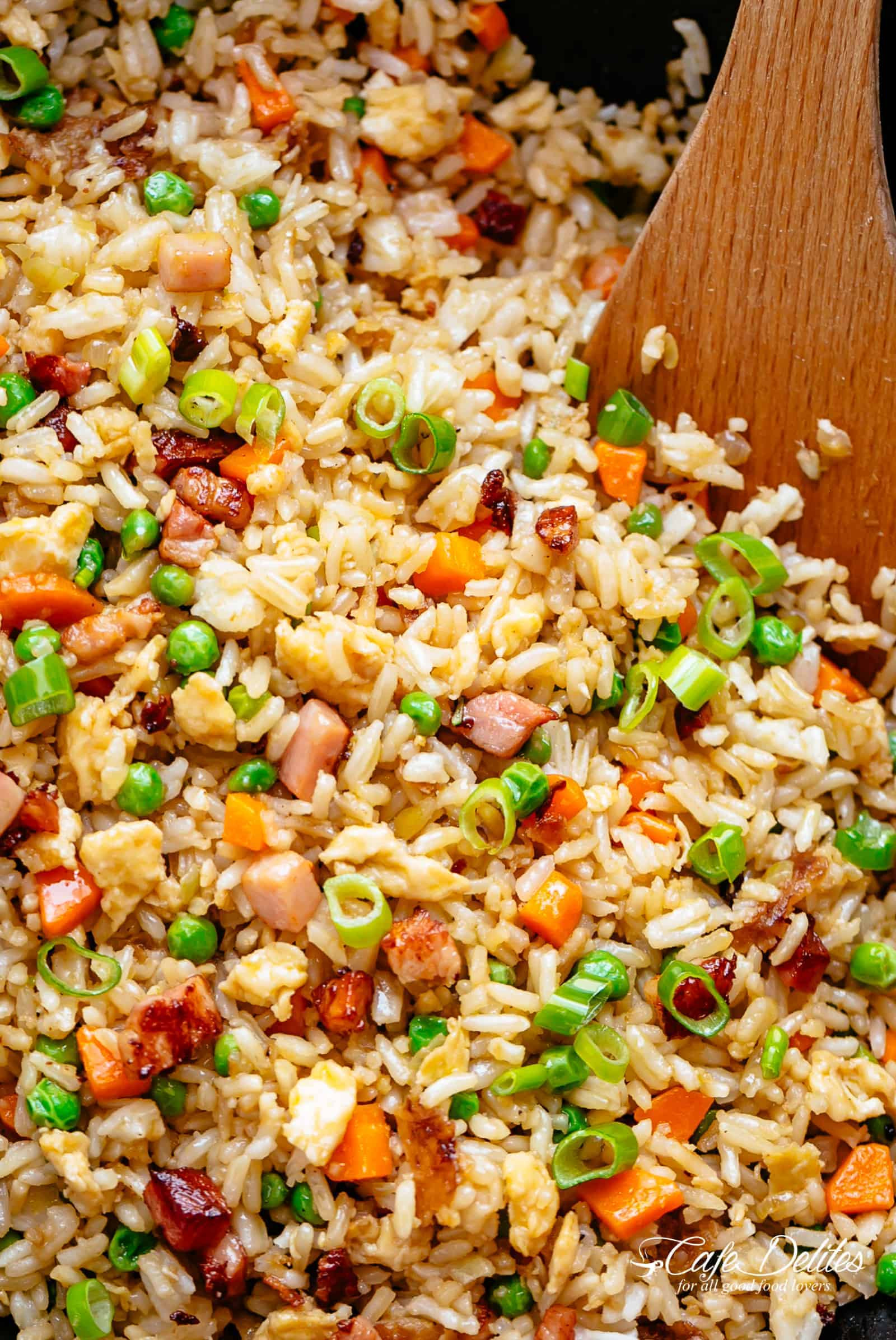 Recipes Chinese Fried Rice
 Fried Rice with Bacon Cafe Delites