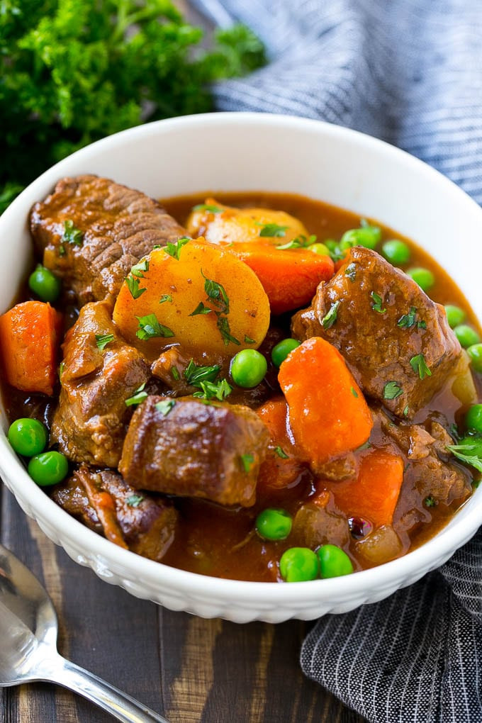 Recipes For Beef Stew Meat
 Slow Cooker Beef Stew Dinner at the Zoo