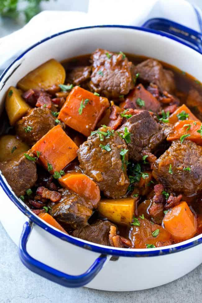 Recipes For Beef Stew Meat
 Beef Stew with Bacon