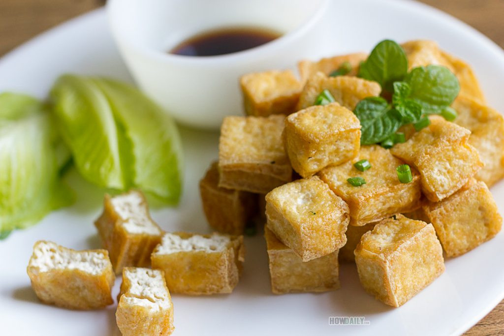 Recipes For Fried Tofu
 Deep Fried Tofu Recipe Golden Crispy & Delicious