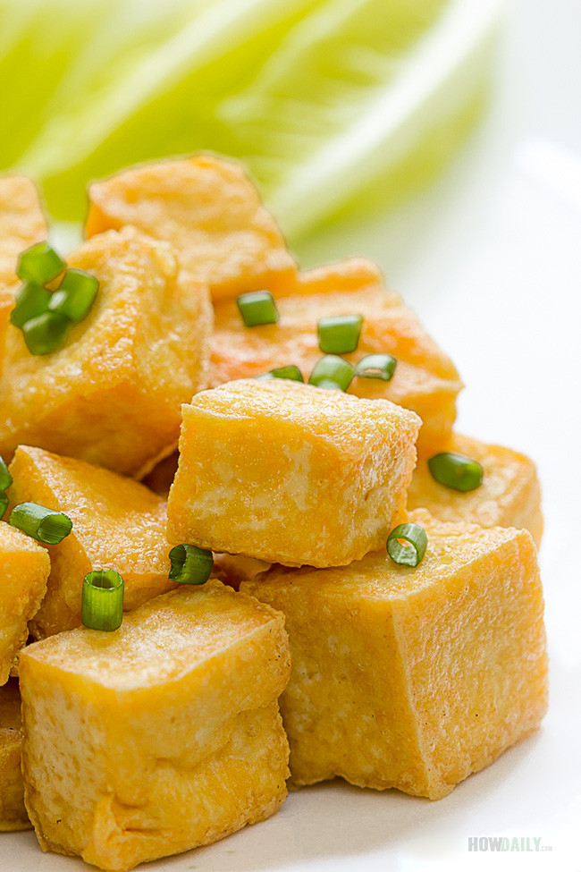 Recipes For Fried Tofu
 Deep Fried Tofu Recipe Golden Crispy & Delicious