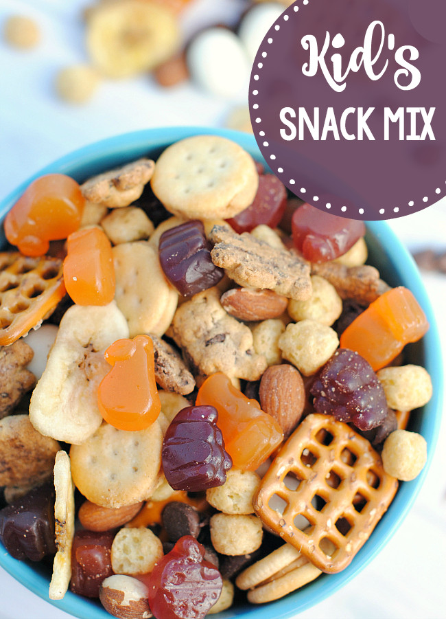 Recipes For Little Kids
 Easy Kid s Snack Mix Crazy Little Projects